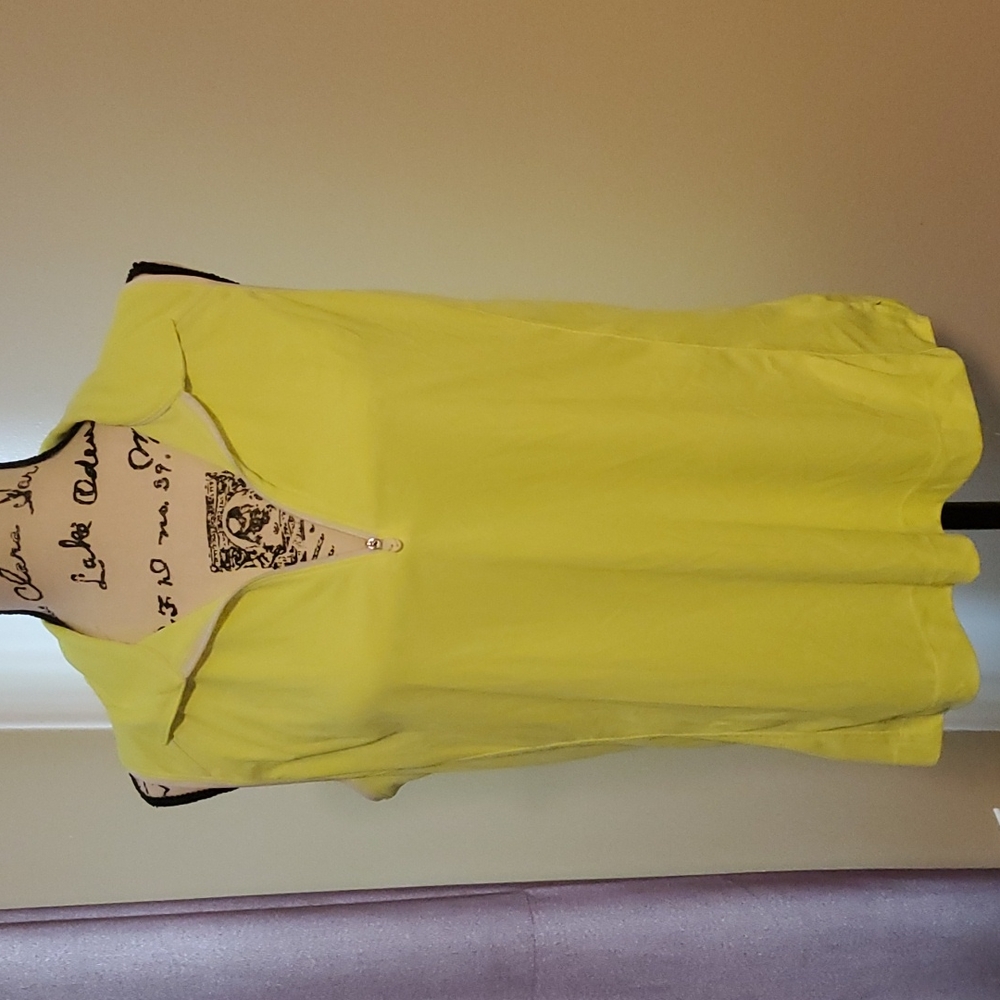 Slazenger Golf Yellow Tank Polo